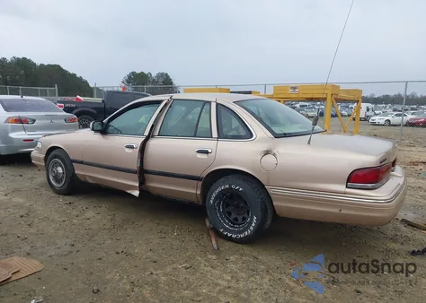 1996 Ford Crown Victoria Police Interceptor из США, поврежденный, VIN 2FALP71W9TX187092